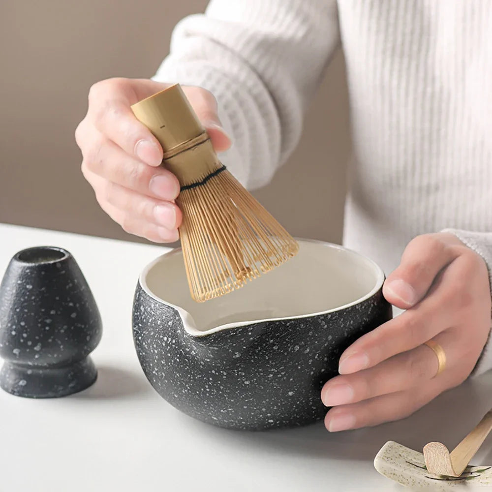 10PCS Matcha White Tea Whisk Teaware Japanese Ceremony